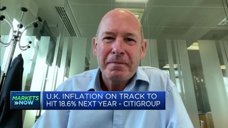 Soaring UK inflation likely to be higher for several years, BlueBay Asset Management CIO says