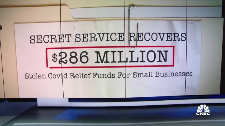 Secret Service recovers $286 million in stolen Covid relief money