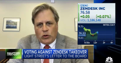 Light Street Capital's Kacher: Proposal to sell Zendesk to private equity is not profitable for investors