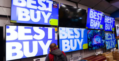 Best Buy pops on earnings; CEO says shoppers showing 'recessionary behaviors'