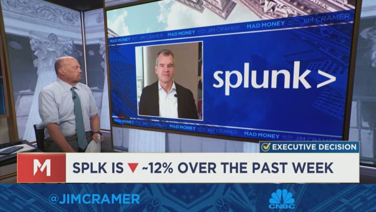 Watch Jim Cramer's full interview with Splunk CEO Gary Steele