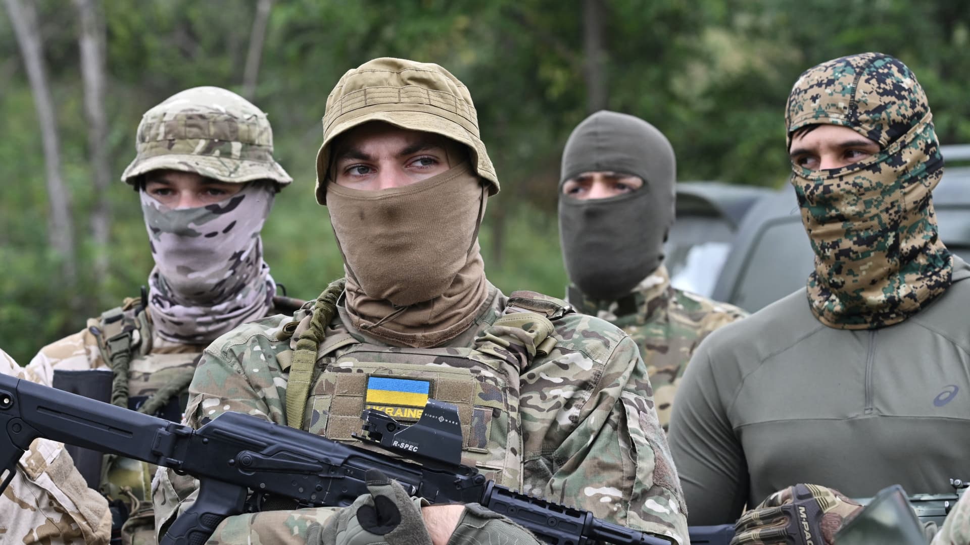 Pro-Ukraine volunteers from Chechnya train near Kyiv. The Zelenskyy government has displayed growing confidence in recent weeks, increasingly taking the initiative in a conflict that the Kremlin itself has admitted is stalled.