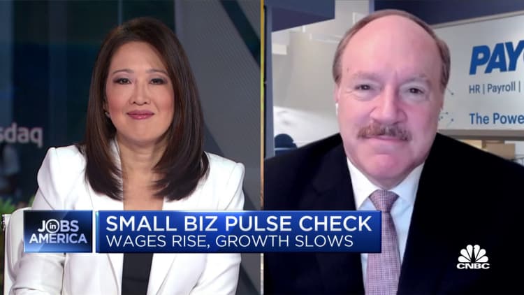 Small business still not showing strong recession signals, says Paychex CEO