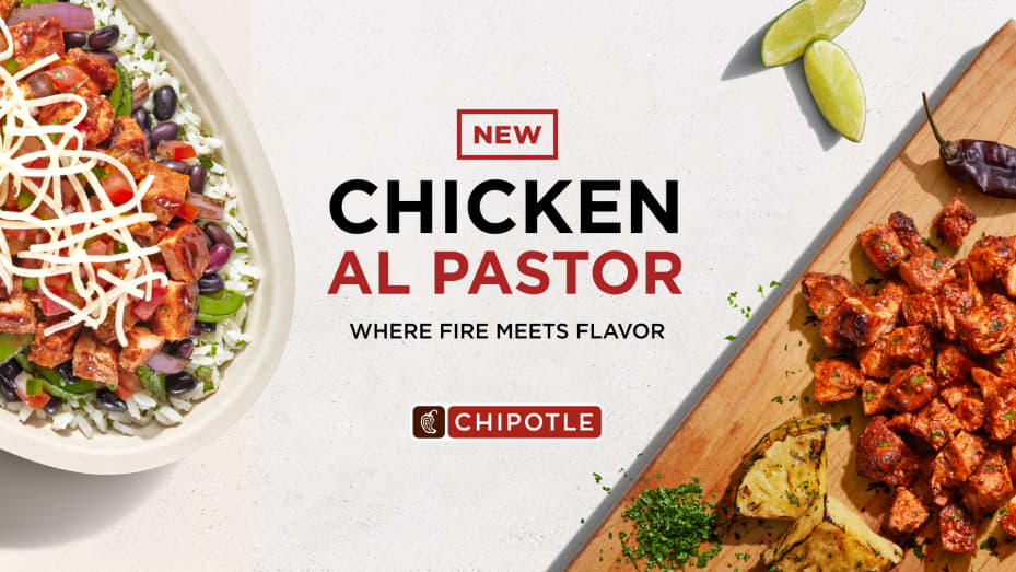 Mexican Grill tests spicy al pastor two markets