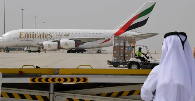 Emirates airline chalks record annual profit as travel demand booms