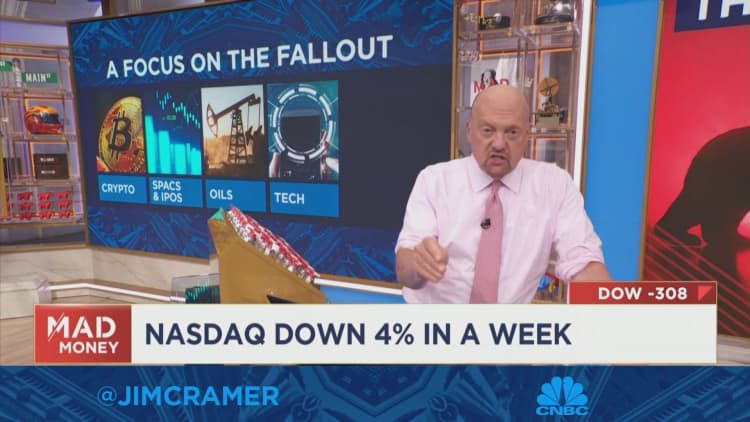Avoid all speculative investments like crypto as the Fed stays hawkish, says Jim Cramer
