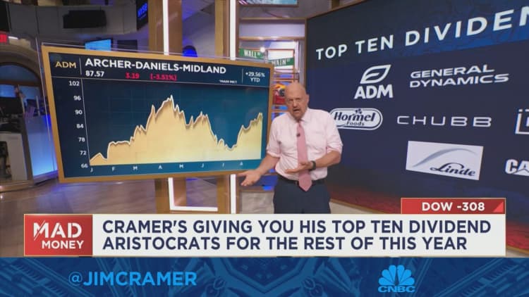 Cramer explains why he likes General Dynamics, Hormel, Coca-Cola and Archer-Daniels-Midland