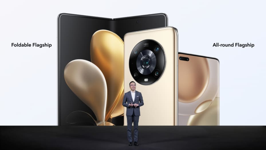 Honor CEO George Zhao launched the company's Honor 70 smartphone in Europe during a virtual presentation at the IFA trade show in Berlin, Germany. Honor, which was spun off from Chinese technology giant Huawei in 2020, is trying to boost its market share outside of China.