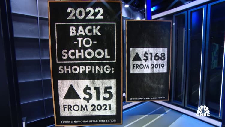 Inflation affects back-to-school shopping as parents look to used clothes
