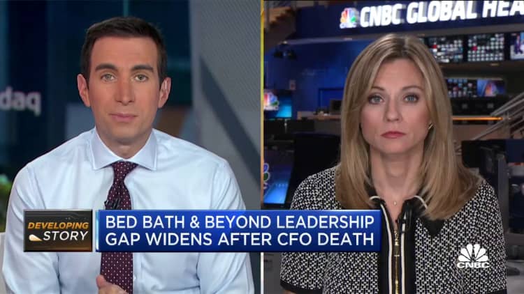 Bed Bath & Beyond CFO's death ruled a suicide