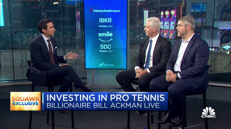 Billionaire investor Bill Ackman invests in a pro tennis association founded by Novak Djokovic