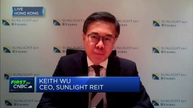 Sunlight Reit says Hong Kong's retail market is slowly 'calming back'