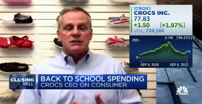 Back-to-school purchases have invigorated business, says Crocs CEO