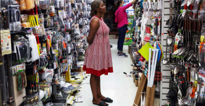 Retail sales growth sluggish as consumers fight to keep up with inflation