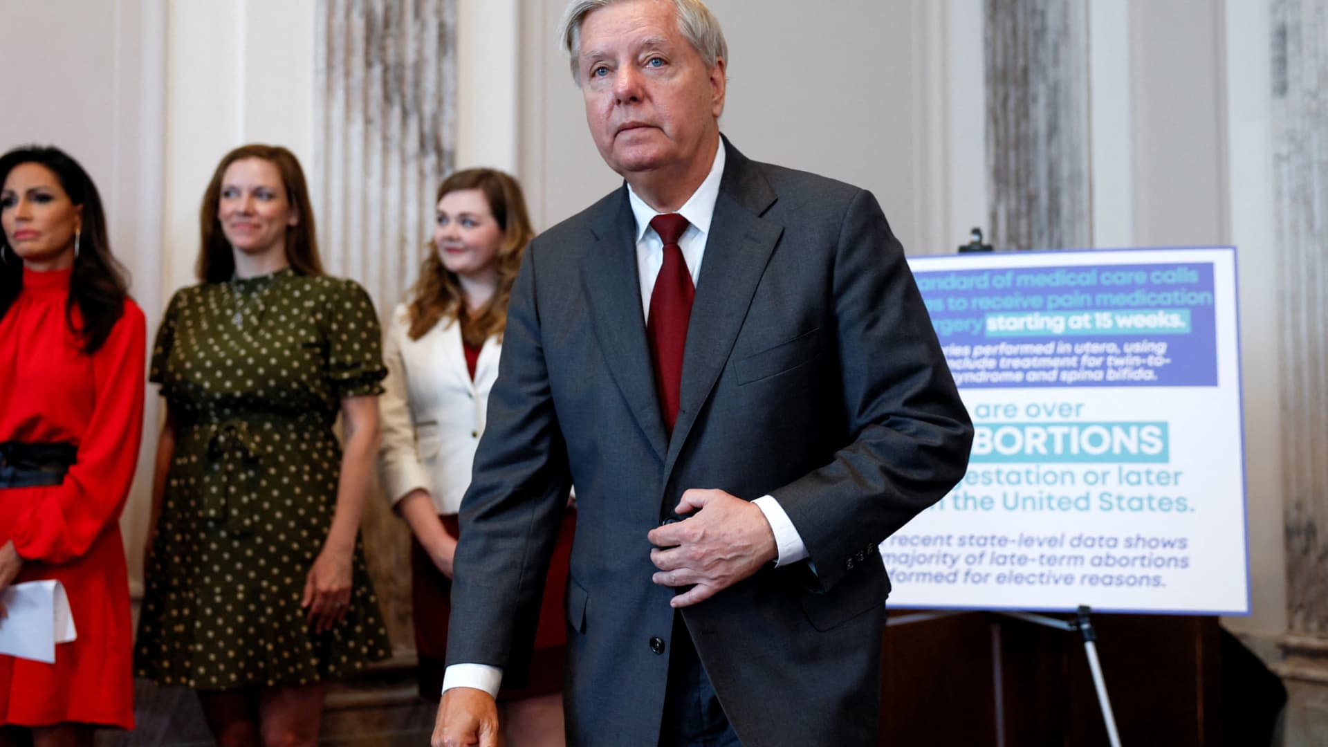 Abortion ban launched by Lindsey Graham after Supreme Courtroom Roe ruling