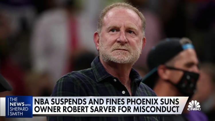 NBA fines and suspends owner of Phoenix Suns and Mercury for misconduct