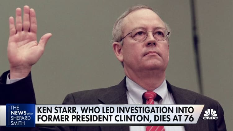 Clinton investigator Ken Starr dies at age 76