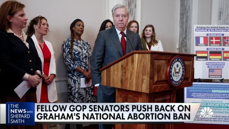Lindsey Graham pushes proposal for nationwide abortion ban