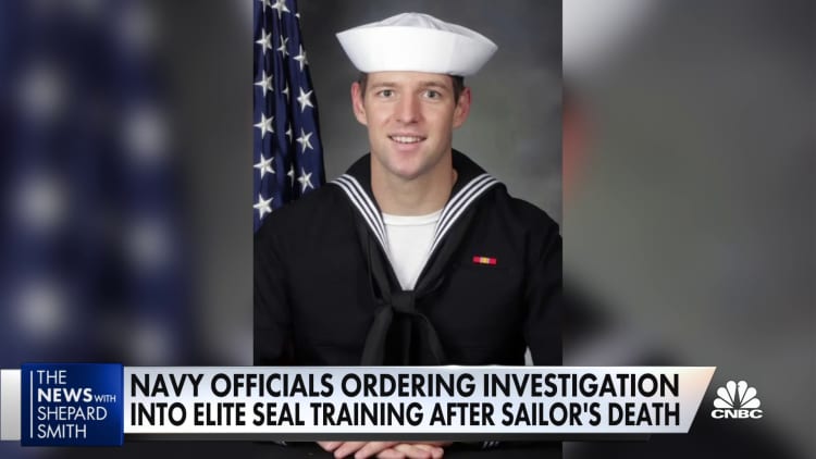 Navy orders investigation into SEAL training following sailor's death