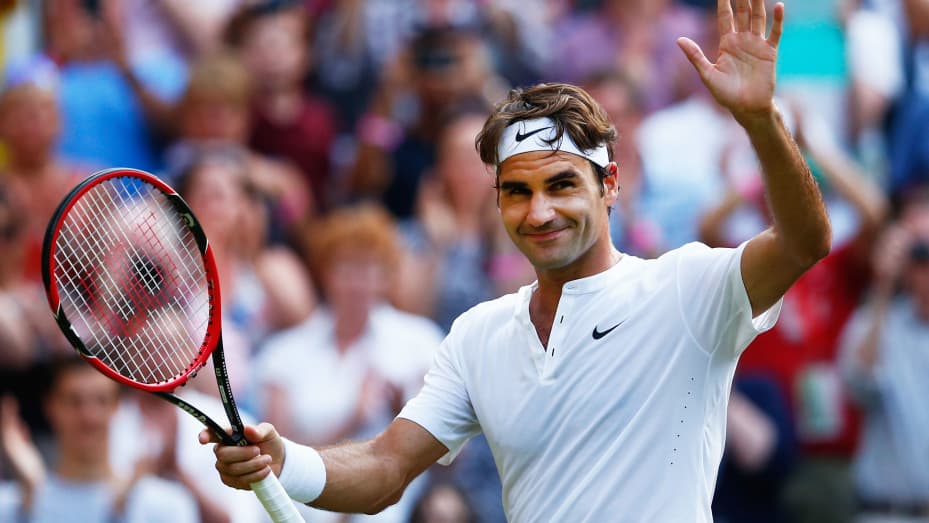 Round Competitors bra Roger Federer, Swiss tennis great, announces he's leaving the sport