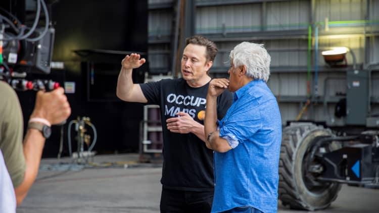 Elon Musk Shows Jay His SpaceX Rocket Engines