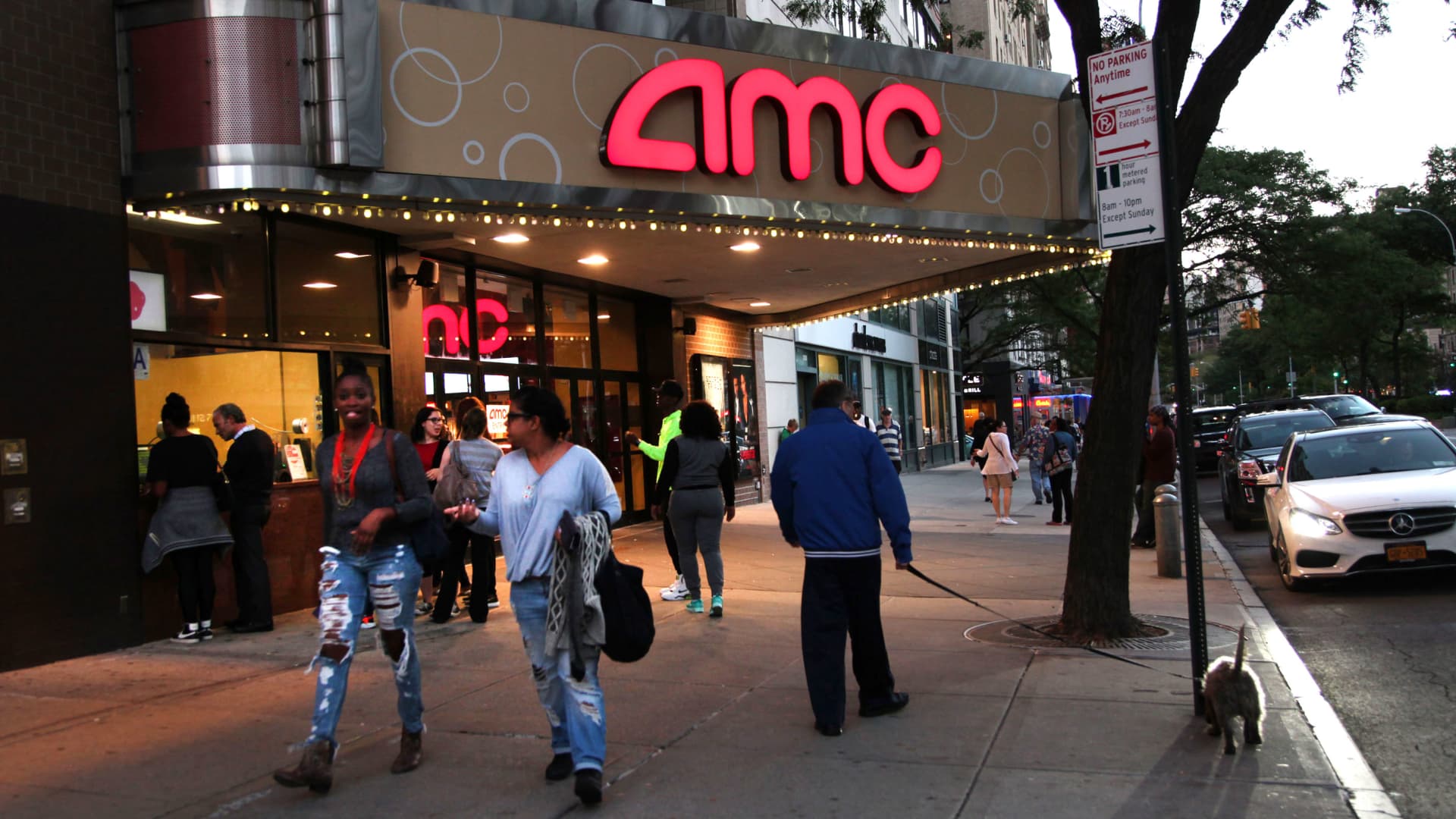 AMC plunges after theater company announces capital raise, proposes reverse stock split