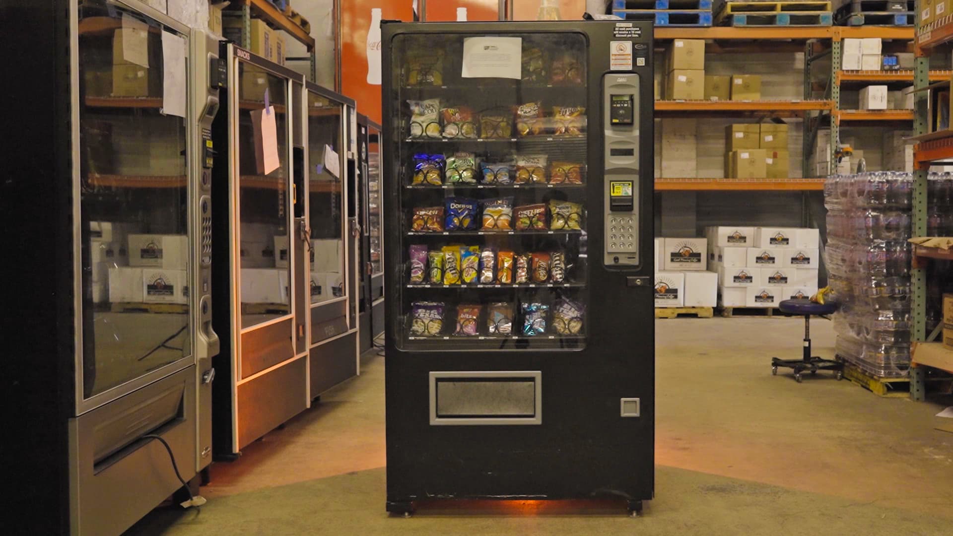 In the future, Gram hopes to open his own vending machine warehouse.