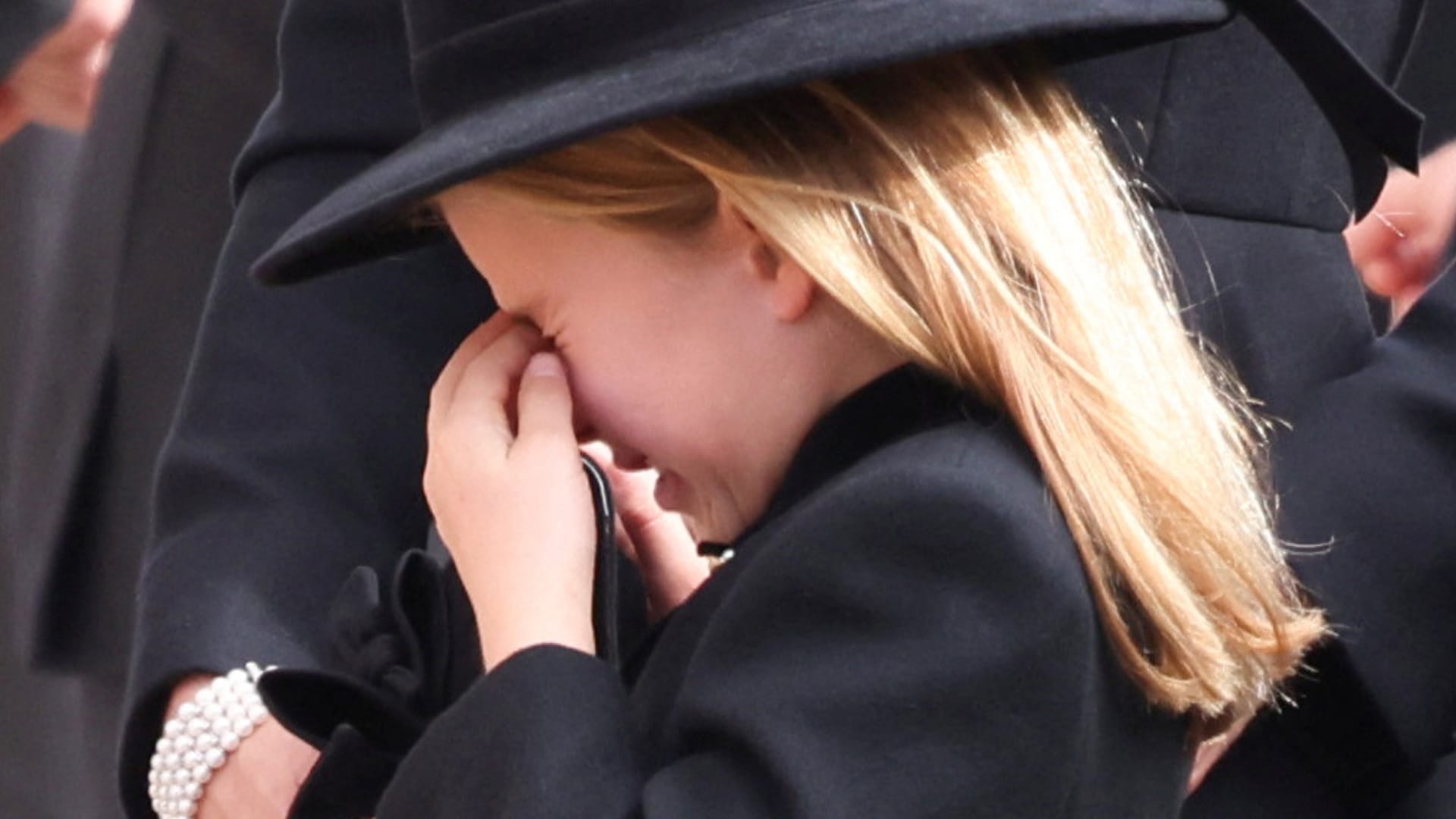 Princess Charlotte attends the State Funeral Service for Britain's Queen Elizabeth II, at Westminster Abbey in London on September 19, 2022.