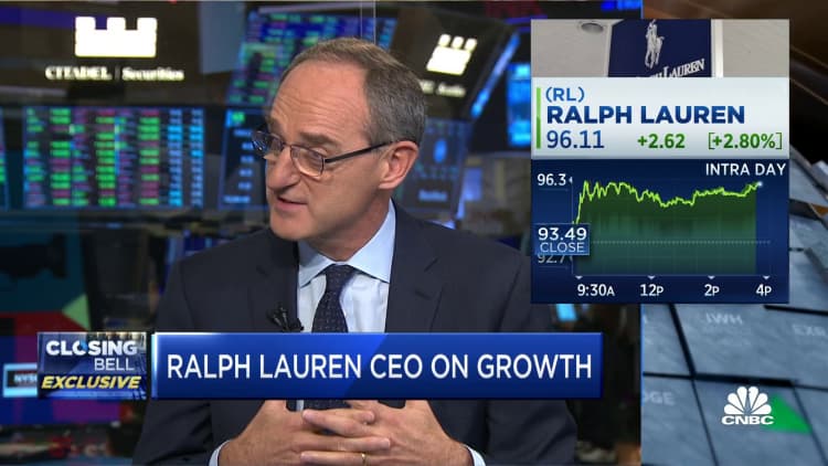 The consumer in the U.S., Europe and Asia continues to be solid, says RL CEO