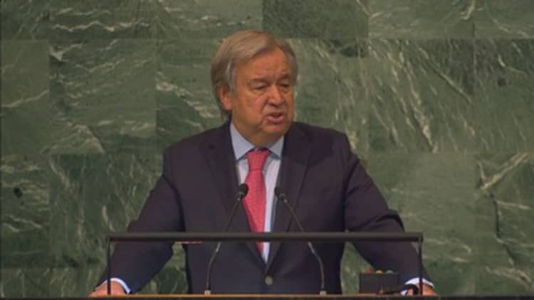 U.N. Secretary General issues stern warning about the future: 'Our world is in peril and paralyzed'