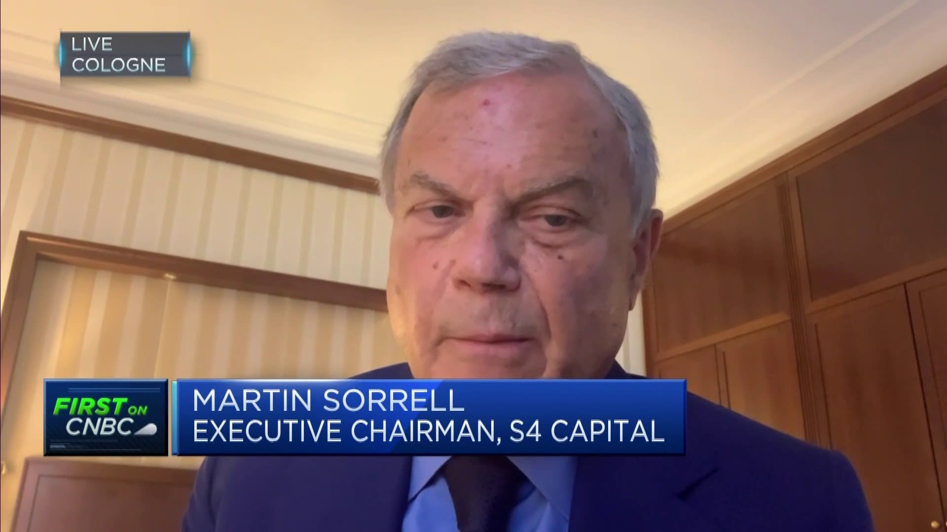 S4 Capital's Sorrell says quarterly earnings reflect strong progress as  costs rise
