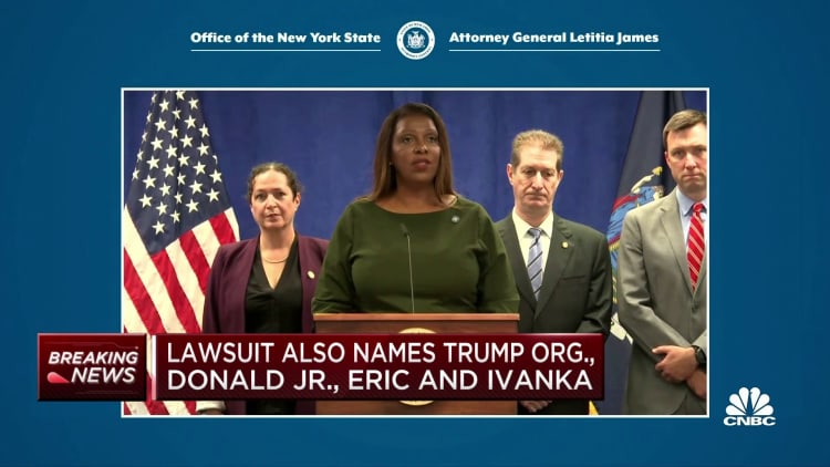 Le procureur général de New York intente une action en justice contre Donald Trump, la Trump Organization et sa famille
