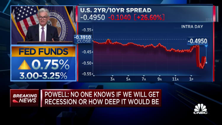 You never want to overreact too much to one data point, says Fed Chair Powell