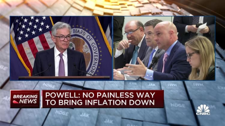 Once inflation starts to go down, people will begin feeling better, says Fed Chair Powell
