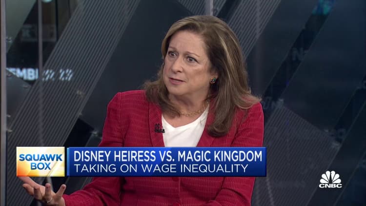 Disney heiress Abigail Disney: American businesses are not using their cash to reward workers