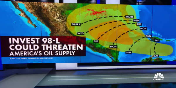 New tropical system could threaten Gulf Coast oil industry