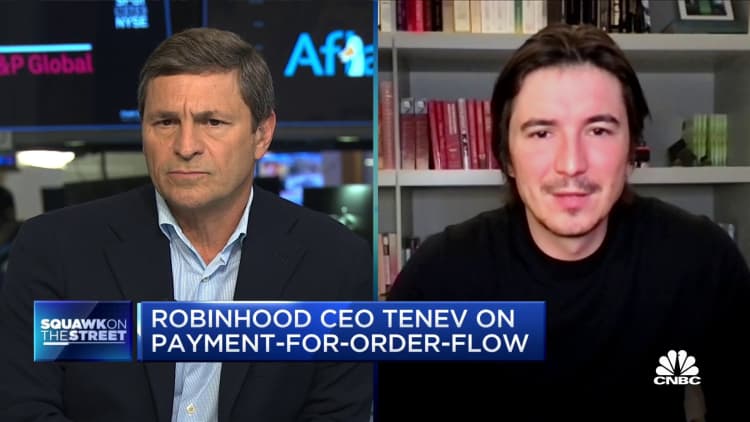 Robinhood CEO Vlad Tenev: Payment for order flow has helped establish free trading