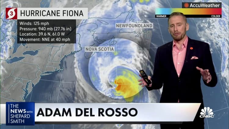 Canadians brace for Hurricane Fiona as new storm could take aim at Florida
