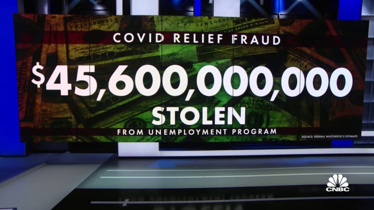 More than $45 billion in Covid relief stolen