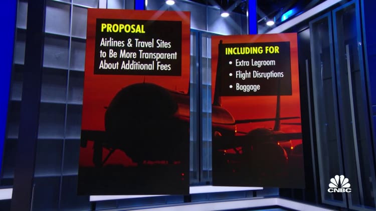 Biden administration proposes transparency with airline fees