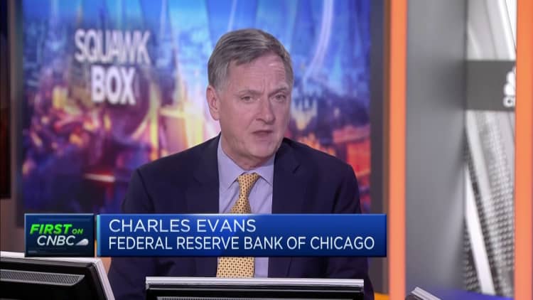 Fed’s Evans is nervous about going too far, too fast with rate hikes