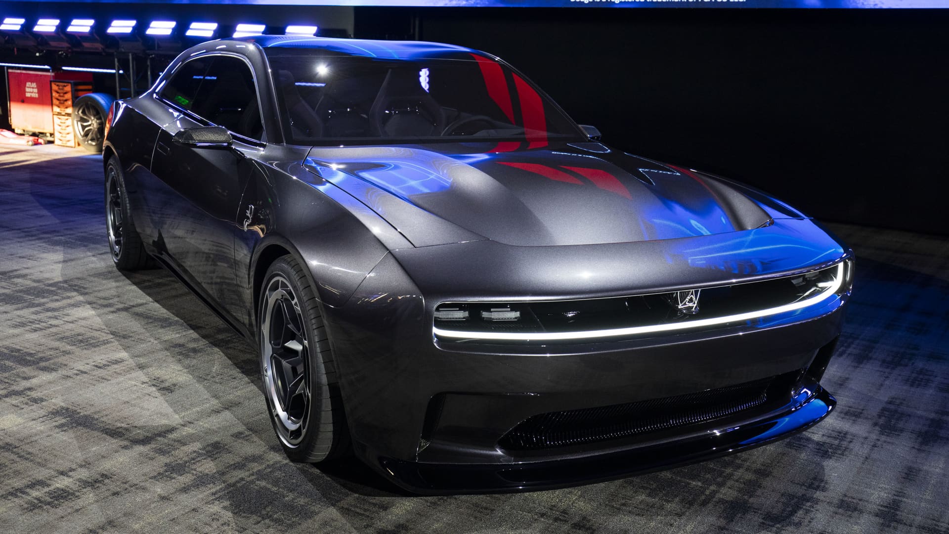 Dodge tries to convert its muscle car fans from V-8 engine to EV