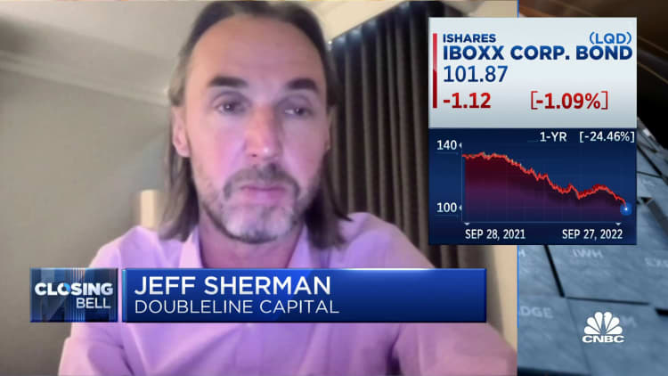 Widening in corporate spreads is commensurate with rate volatility, says DoubleLine's Jeff Sherman