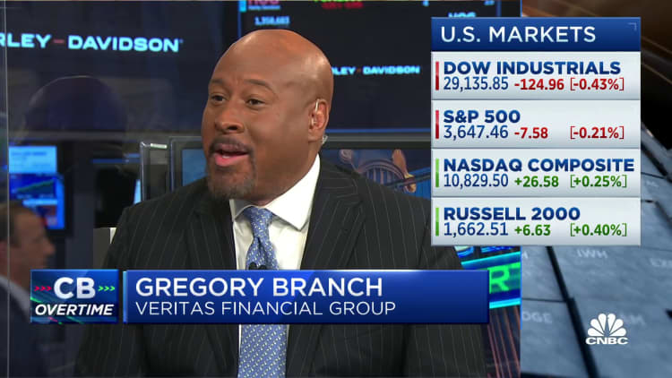 Stocks can stabilize once negative earnings revisions end, says Veritas' Greg Branch