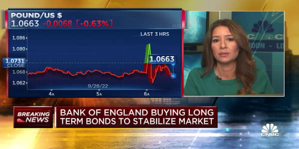 Bank of England announces plan to buy long-term bonds to stabilize market