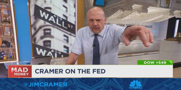 Jim Cramer explains why he believes Wednesday's market rally is temporary