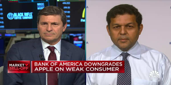 The demand profile of the Apple customer is changing which is worrisome, says BofA's Mohan