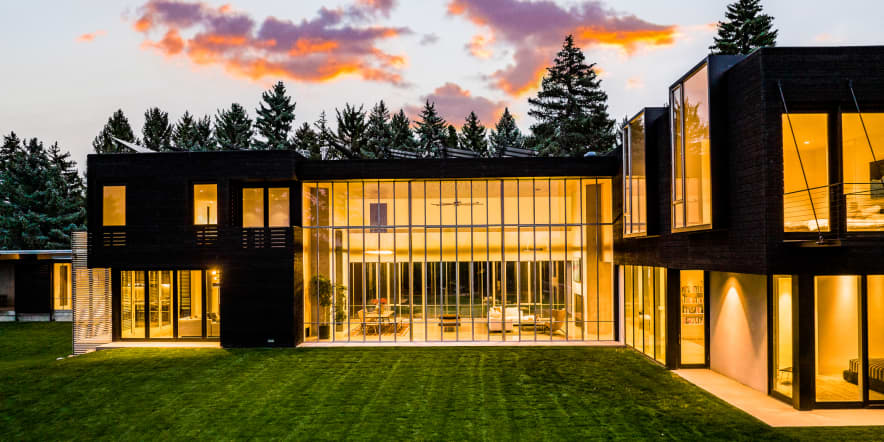 Denver's most expensive home lists for $28.9 million and features a stunning charred wood treatment