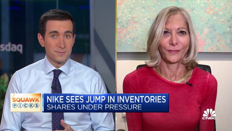 Nike's inventory was much higher than expected, says Kari Firestone