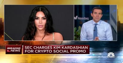 SEC charges Kim Kardashian for crypto social promo